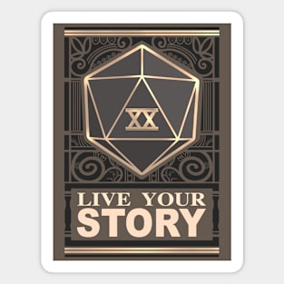 Live Your Story (Roll your dice!) Magnet